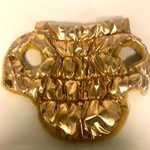 Metallic dog coat